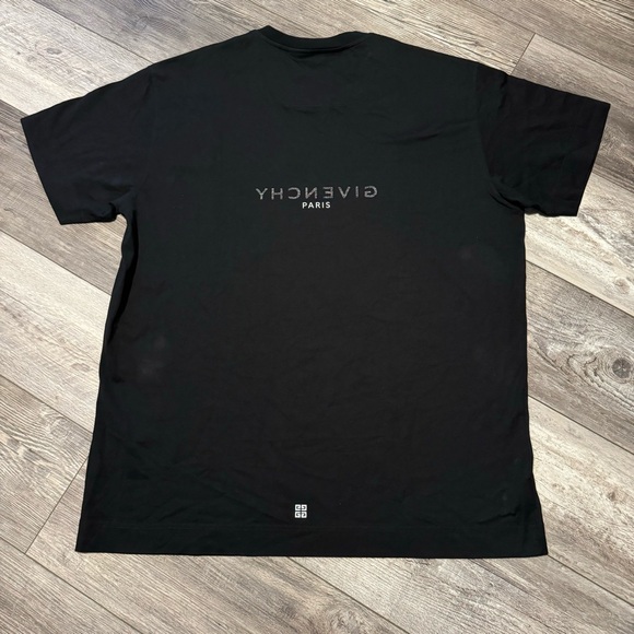 NWT GIVENCHY Reverse oversized t-shirt cotton black $550 - Picture 12 of 16